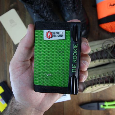 Durable Recycled Fire Hose Wallets. Made in the USA.